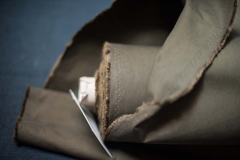 Organic Dry Oilskin, Merchant and Mills, Khaki