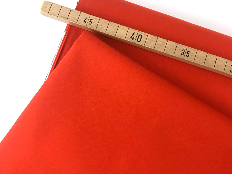 Reststück!!! 1,10m Popeline stretch Tangerine – Bild 3