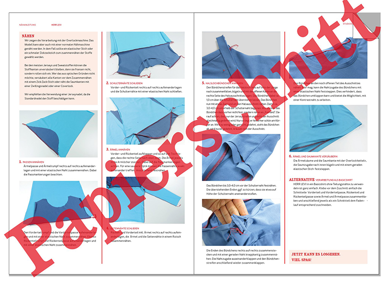 Schnittmuster Herr Levi, studioschnittreif – Bild 3