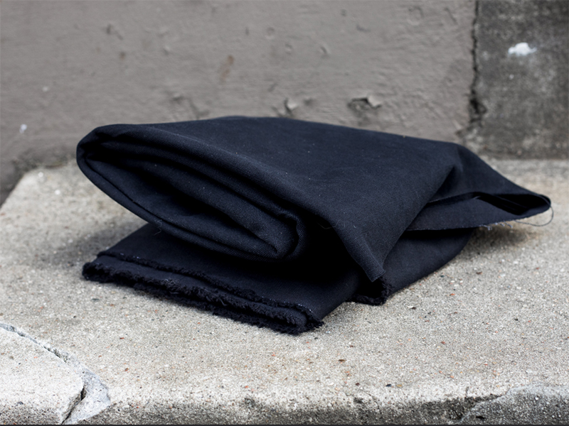 17oz Heavy Washed Canvas, schwarz, Mind the Maker