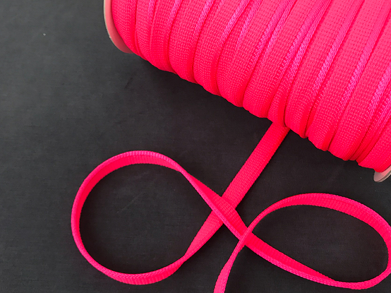 japanische Paspel, knit stretch, Neonpink