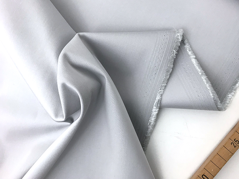 Popeline stretch Hellgrau