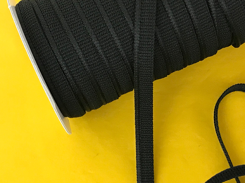 japanische Paspel, knit stretch, Schwarz – Bild 3