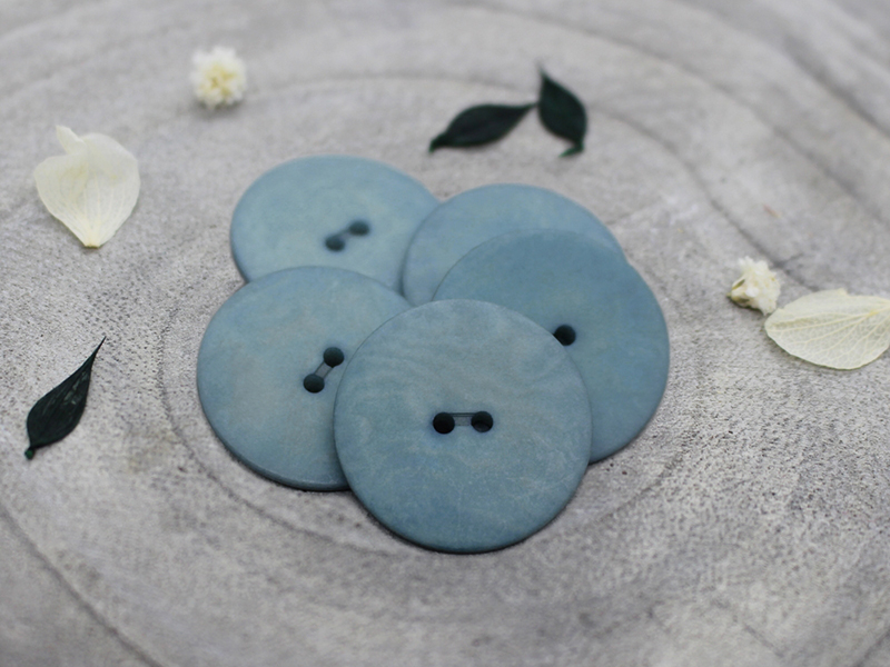 Atelier Brunette Corozo Knopf "Palm Storm", 20mm – Bild 2