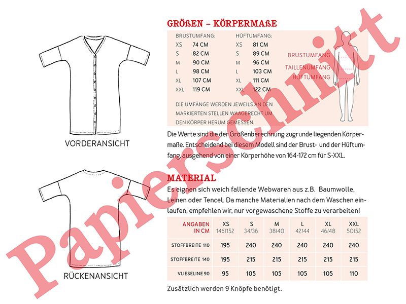 Schnittmuster Frau Edda, studioschnittreif – Bild 2