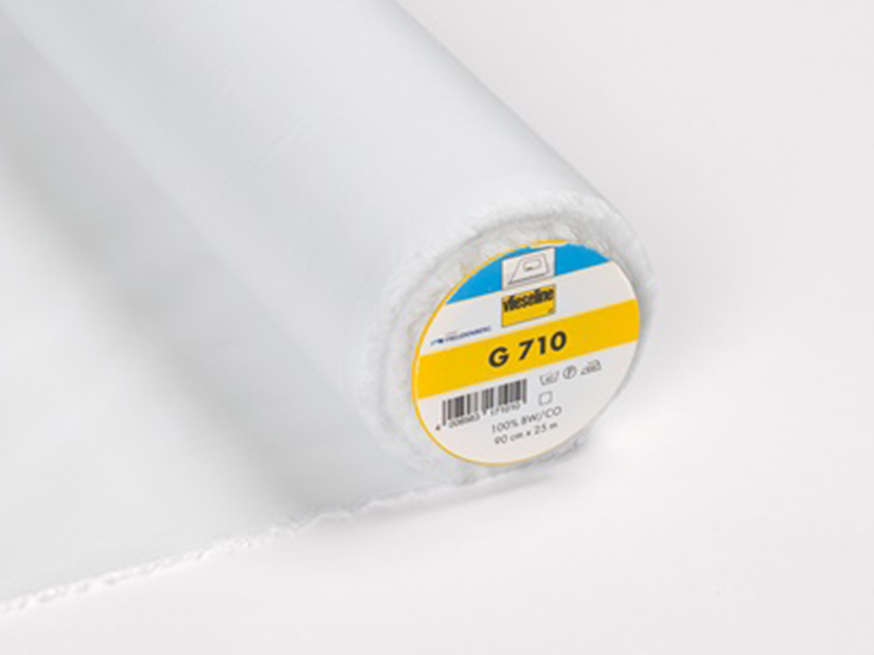 Aufbügelbare Gewebeeinlage G710, Weiß