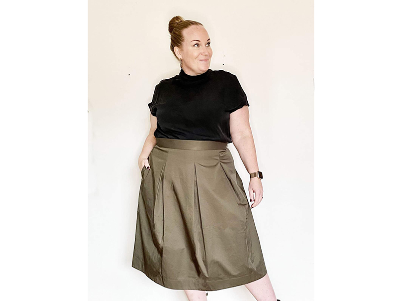 Assembly Line, Three Pleat Skirt, Gr. XL-3XL – Bild 2