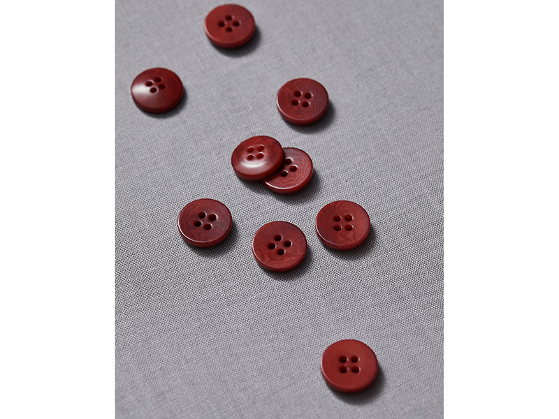 Meet Milk Plain Corozo Button "Cider", 11mm