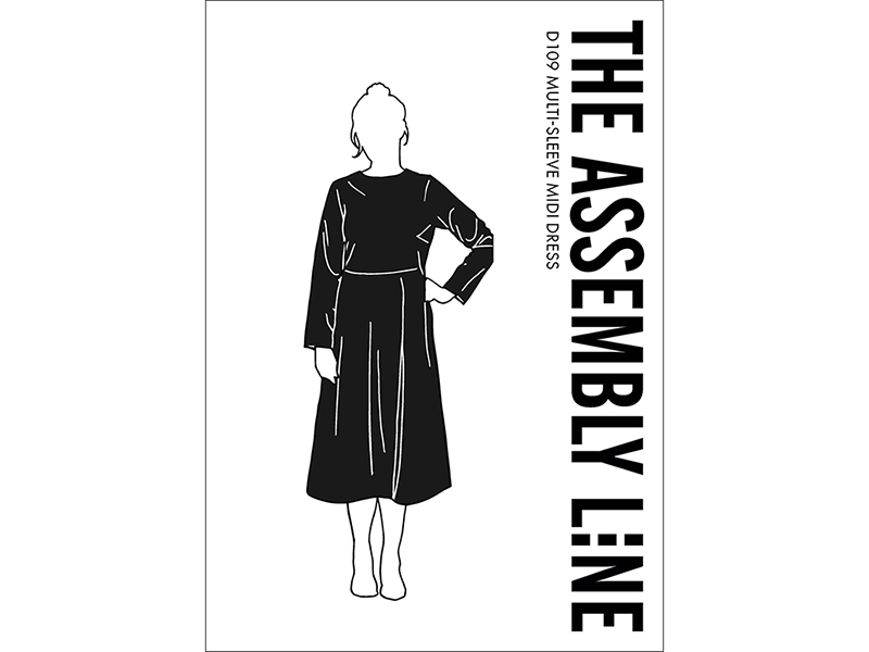 Assembly Line, Multi-Sleeve Midi Dress, XL-3XL – Bild 2