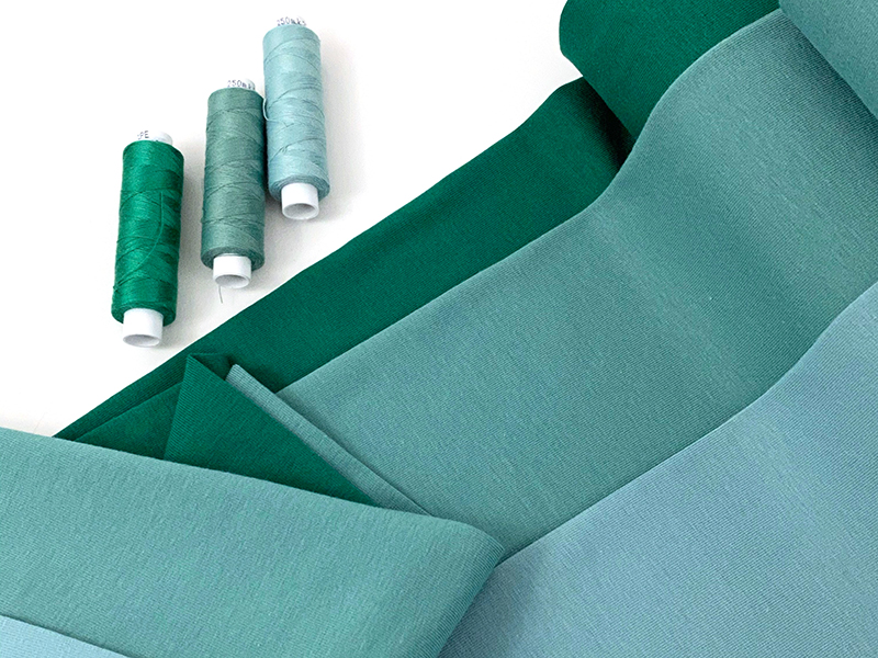 Basic Baumwolljersey, Taubenmint – Bild 2