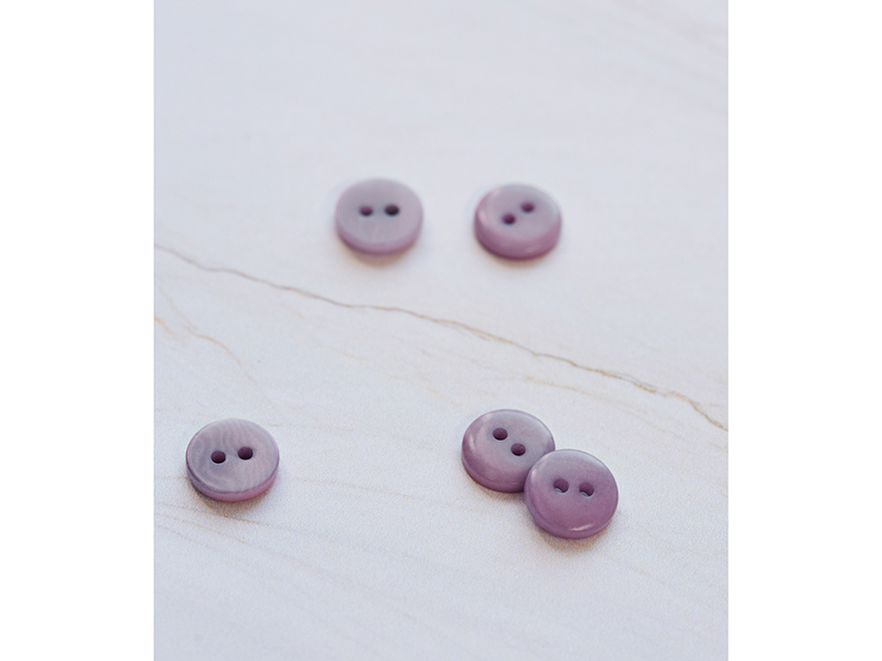 Mind the Maker 2-hole Corozo Button "Lilac", 11mm