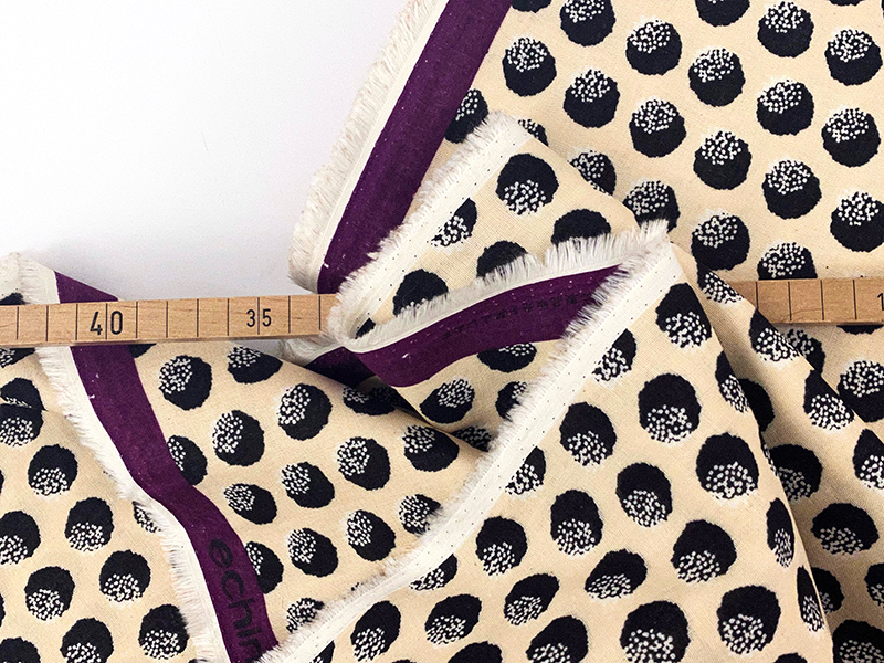 Echino Kokka Double Gauze "Bun", Natur