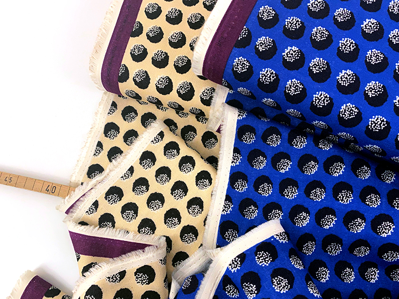 Echino Kokka Double Gauze "Bun", Natur – Bild 3