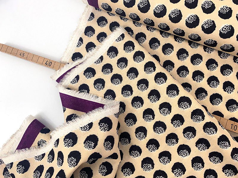 Echino Kokka Double Gauze "Bun", Natur – Bild 2