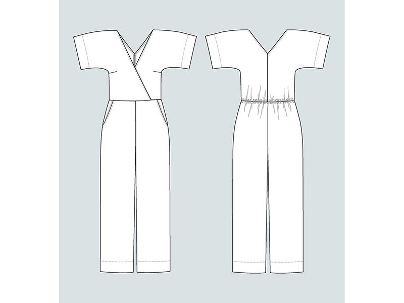 Assembly Line, Wide-Leg Jumpsuit, XS-L – Bild 2