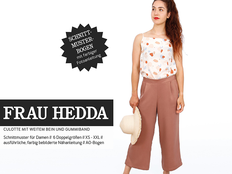 Schnittmuster Frau Hedda, Culotte, studioschnittreif