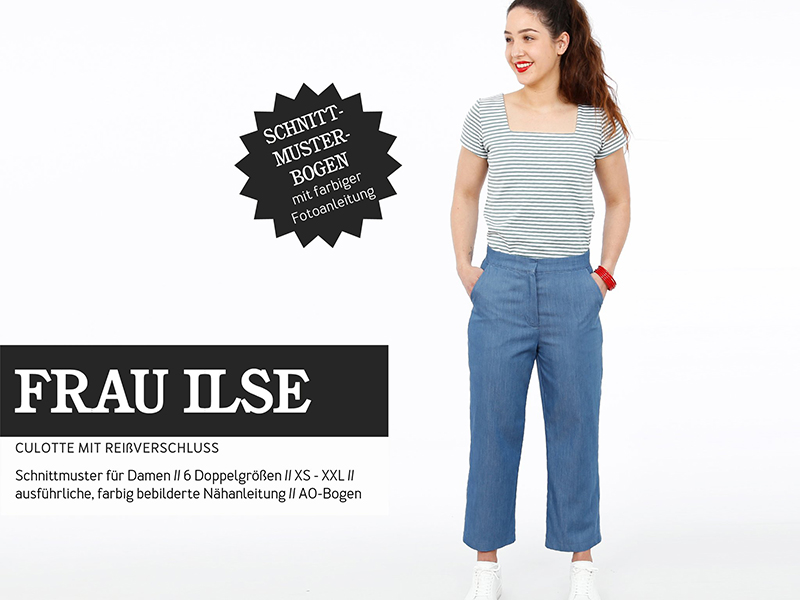 Schnittmuster Frau Ilse, Culotte, studioschnittreif