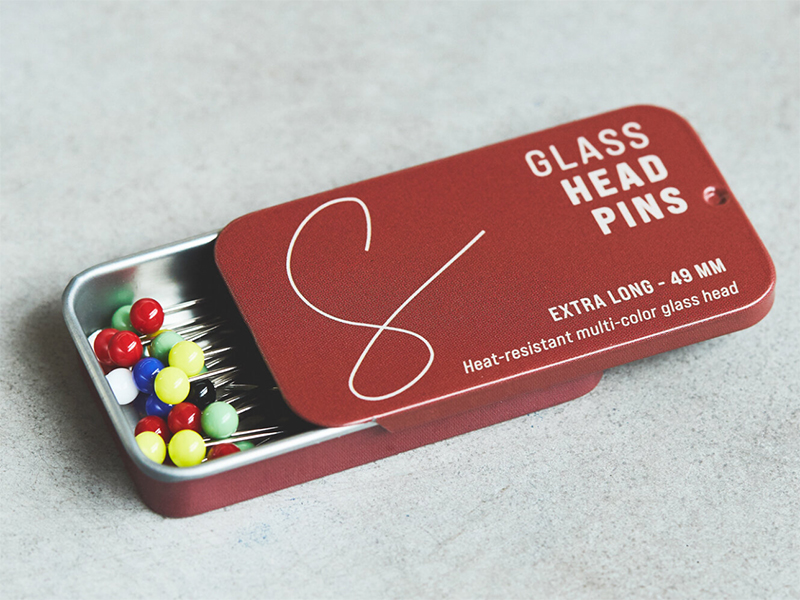 Sewply Glaskopfstecknadeln, 49mm (extra lang) – Bild 2