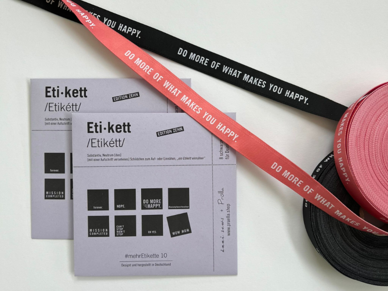 #mehrEtikette Edition 10 Flieder, Prülla & Ännisews – Bild 3