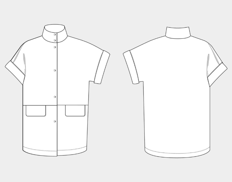 Assembly Line, Cap Sleeve Vest, Gr. XS-L – Bild 3