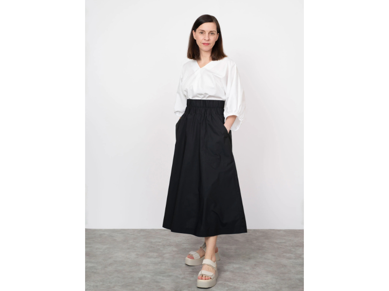 Assembly Line, Elastic Waist Maxi Skirt, Gr. XL-3XL
