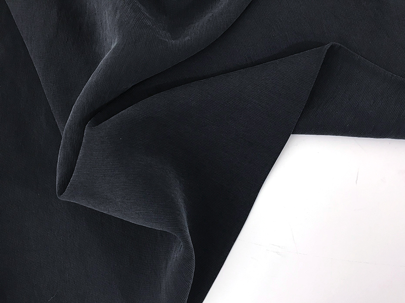 Viskose Stone Washed, Schwarz – Bild 3