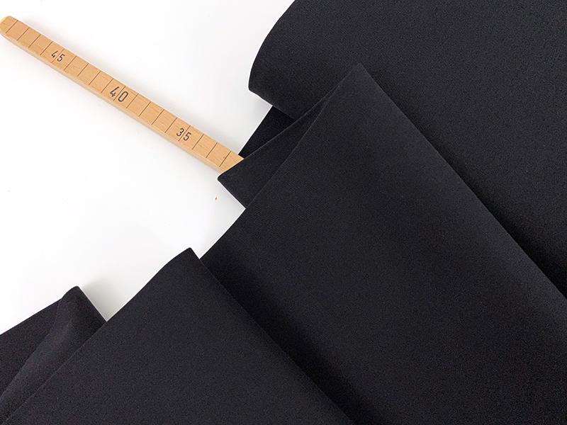 Reststück!!! 0,40m Tencel Stretch geraut, washed, Navy