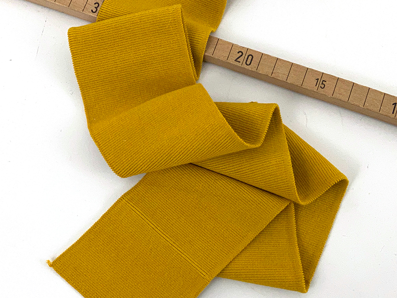 Organic Cuff Bündchen, Ocker uni