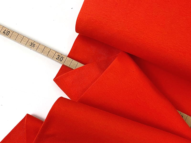 Basic Bündchen Orangerot (Swafing)