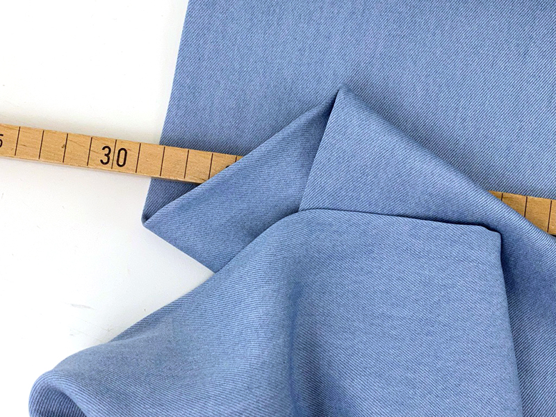 Woven Tencel Denim Heavy, Mittelblau – Bild 3