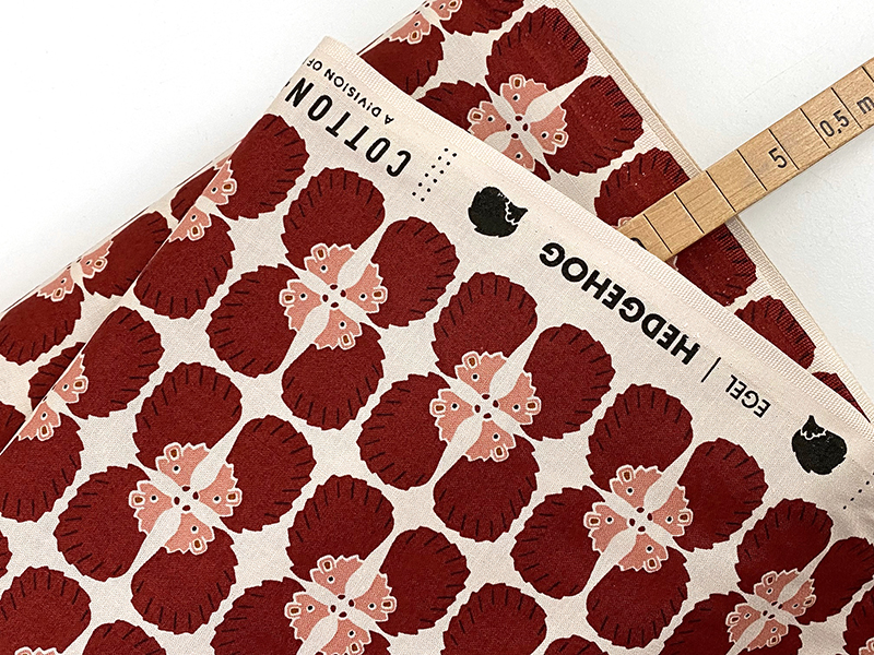 Hedgehog Days End rustique - Loes van Oosten, Cotton and Steel – Bild 2