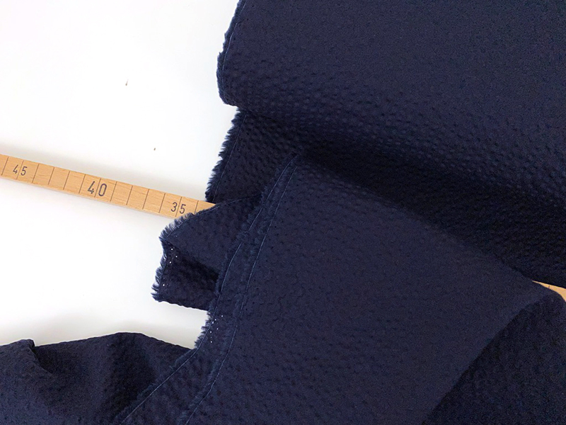 Reststück!!! 0,30m Tottorri solid Japan, Navy – Bild 3