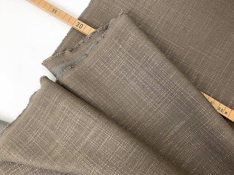 Designerleftover Mantel- und Jackenleinen, Taube – Bild 2