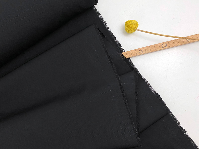 Designerleftover Ripstop Trench, Schwarz – Bild 2