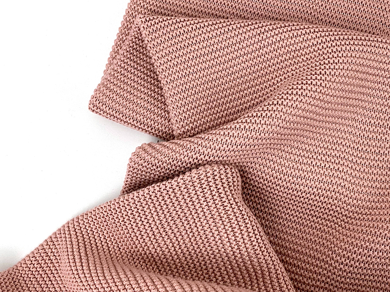 Baumwollstrick Ella, Old Rose – Bild 2