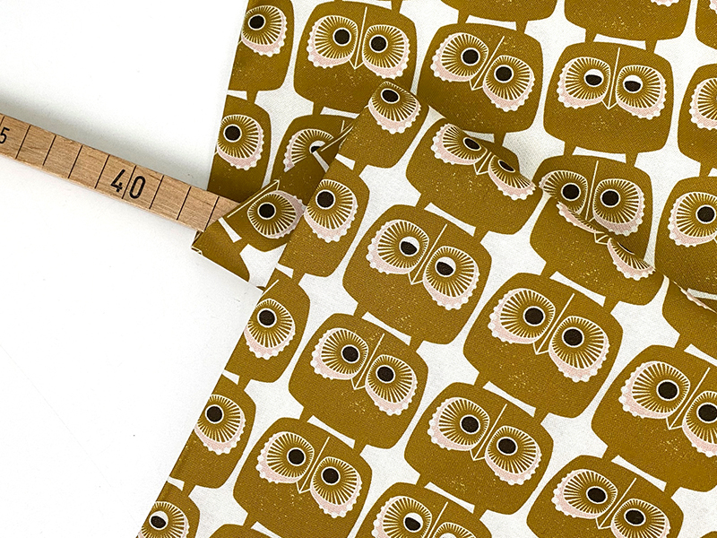 Nosey Owl Umber, Loes van Oosten, Cotton and Steel