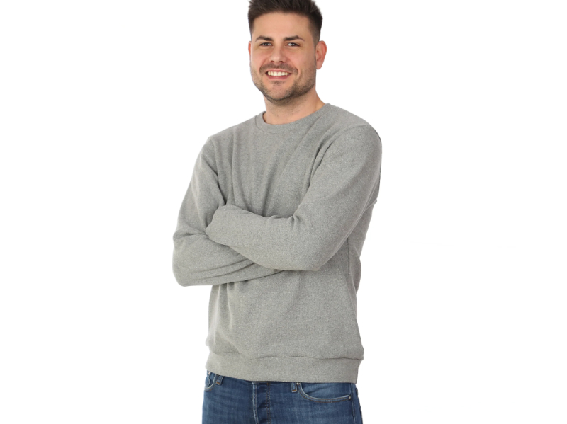 Schnittmuster Herr Deniz - Oversized Sweater mit breitem Saumbund, studioschnittreif – Bild 2