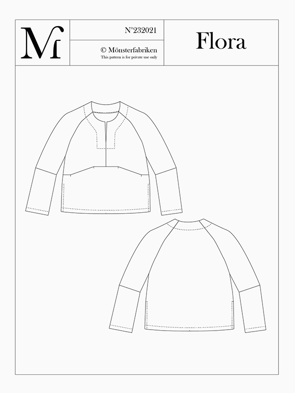 Monsterfabriken Flora Shirt, Gr. XS-3XL (80-116)