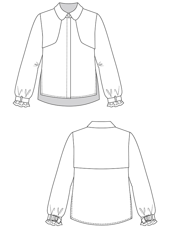 Named HELMI Trench Bluse & Tunika-Kleid – Bild 5