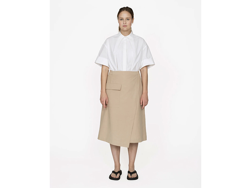 Assembly Line, Asymmetric Midi Skirt, Gr. XS-L