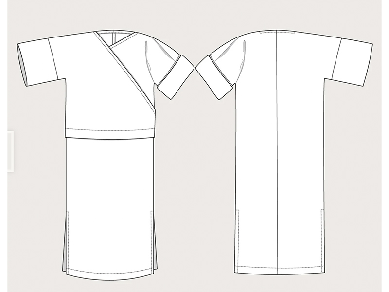 Assembly Line, Wrap Top, Gr. XL-3XL – Bild 3