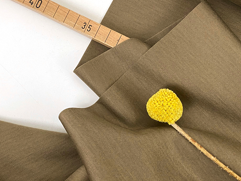 Designerleftover feinster Cottonjersey Khaki