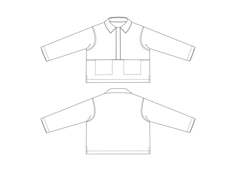 The Ludlow, Merchant and Mills, Papierschnittmuster – Bild 4