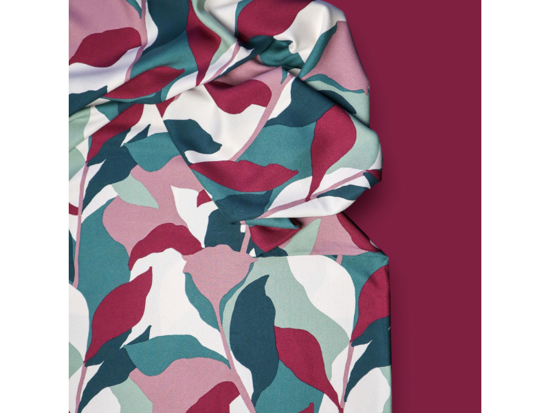 Bouquet Green, Mind the Maker, Leia Viskose Crepe