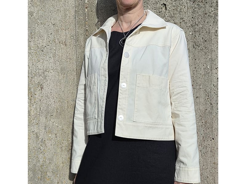 Atelier Brunette, Baumwoll Gabardine Light "Off-White" – Bild 3