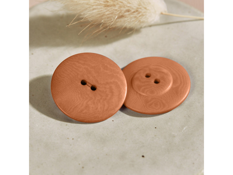 Atelier Brunette Corozo Knopf "Palm Pecan Pie", 20mm – Bild 2