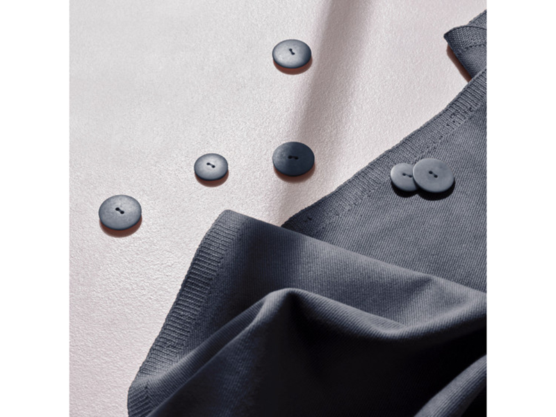 Reststück!!! 0,40m Atelier Brunette, Baumwoll Gabardine "Deep Charcoal" – Bild 3