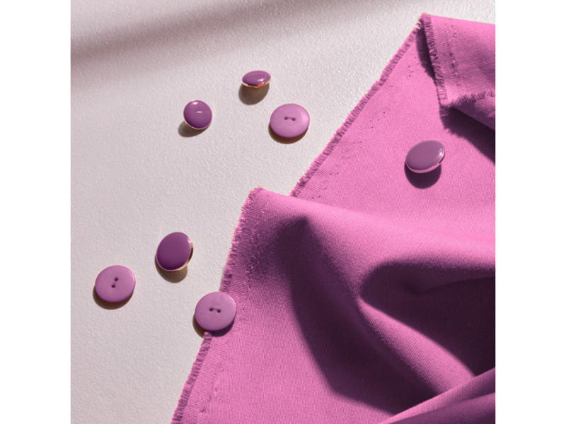 Atelier Brunette, Baumwoll Gabardine Light "Bubble Gum" – Bild 2