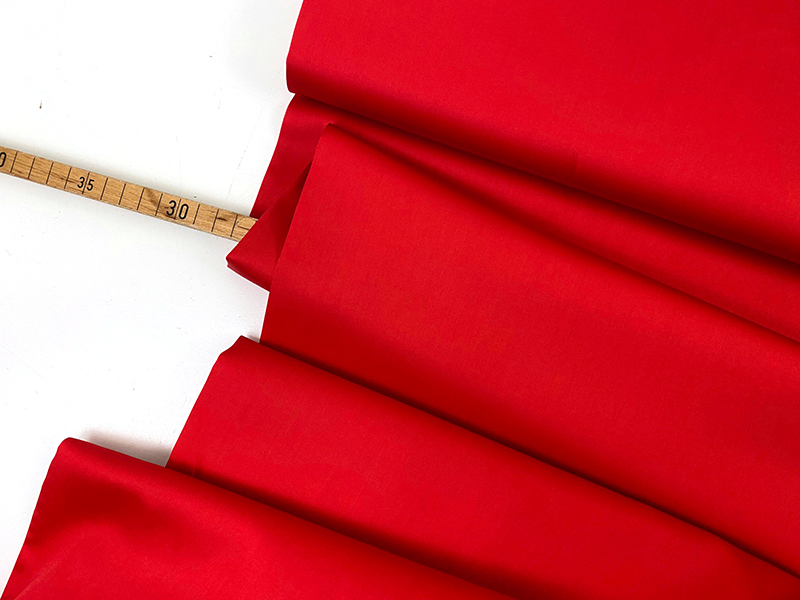 Cotton Satin, Baumwollsatin, Rot – Bild 3