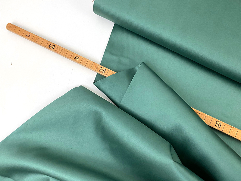 Cotton Satin, Baumwollsatin, Salbei